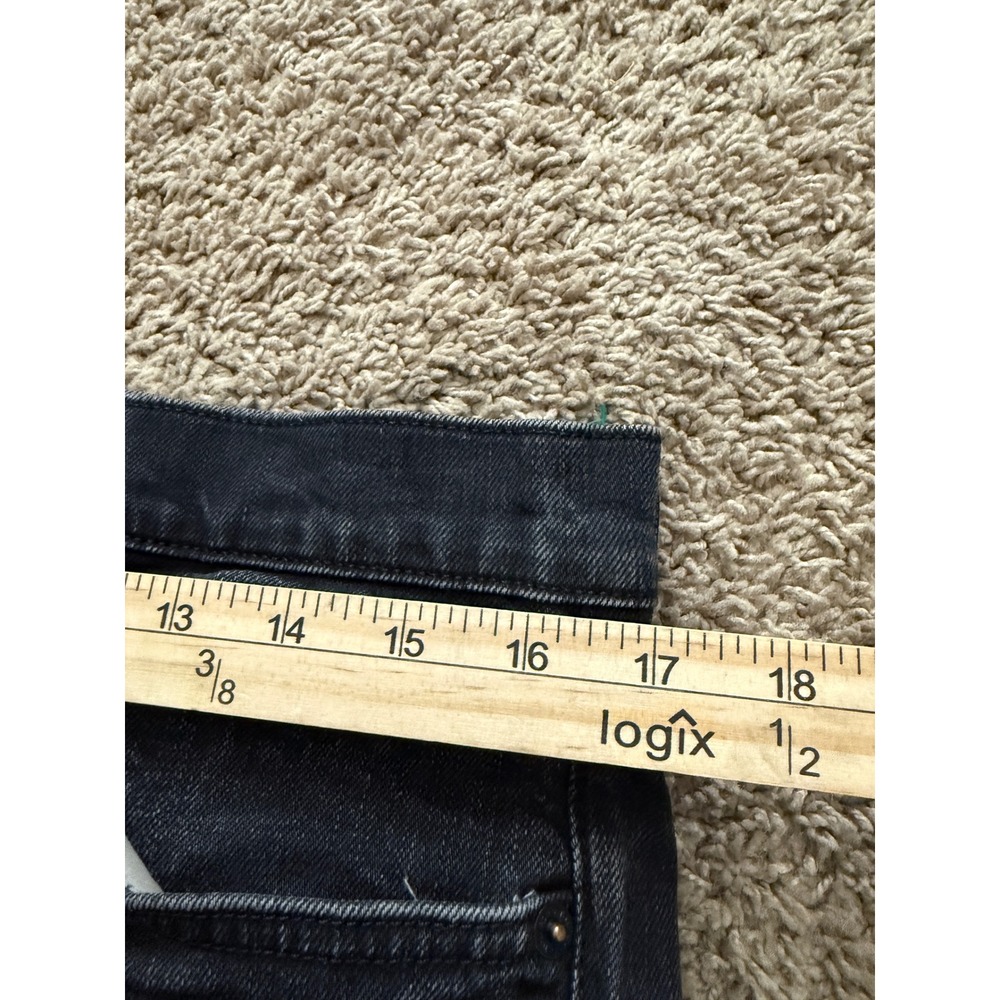 Tom Ford Mens Selvedge Button Fly Denim Jeans Straight Leg Washed Black  34 - Picture 6 of 11